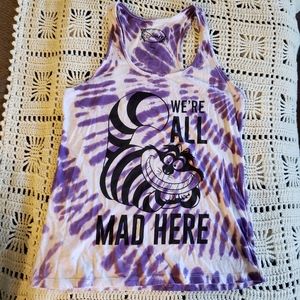 Disney Alice In Wonderland Tie Dye Tank Top